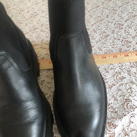 Bloomingdale's ASH Women's Genesis Lug Sole Loafer Booties Black Size 6.5 - Picture 5 of 5